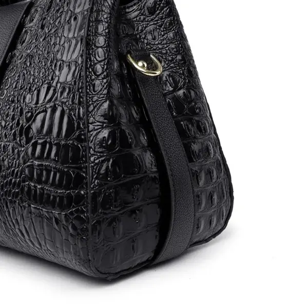Crocodile pattern luxury tote bag - Image 15