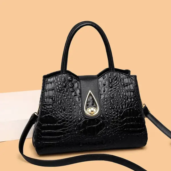 Crocodile pattern luxury tote bag - Image 17