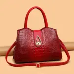 Crocodile pattern luxury tote bag - Image 21
