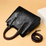 Luxury classic flower embossed women tote bag