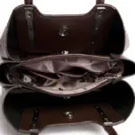 Luxury classic flower embossed women tote bag