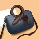 Luxury flower decorated women tote bag - Image 15