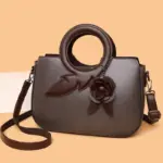 Luxury flower decorated women tote bag - Image 16