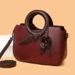 Luxury flower decorated women tote bag - Image 18