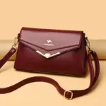 Solid color flap elegant shoulder bag - Image 11