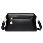Solid color flap elegant shoulder bag - Image 3