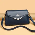 Solid color flap elegant shoulder bag - Image 13