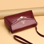 Solid color flap elegant shoulder bag - Image 15