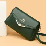 Solid color flap elegant shoulder bag - Image 17