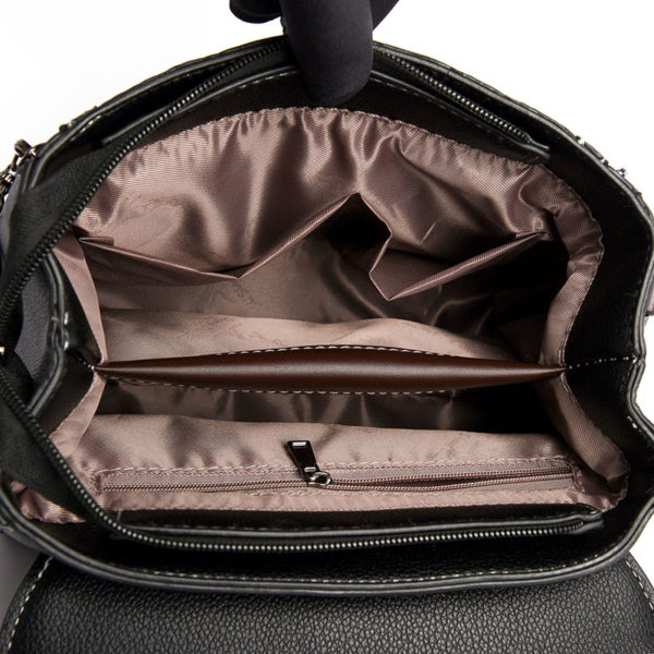 Vintage crocodile pattern satchel bag - Image 9