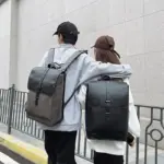 Vintage high quality leather backpack - Image 5