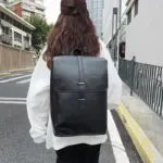 Vintage high quality leather backpack - Image 10