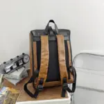 Vintage high quality leather backpack - Image 12