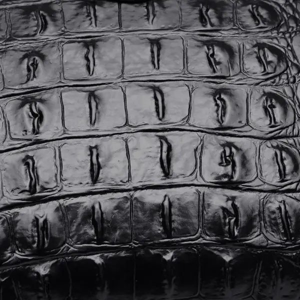 Luxury Circular Crocodile Pattern Shopping Tote - Image 6