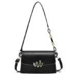 Flap double strap all match shoulder bag