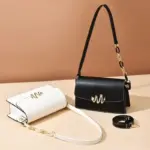 Flap double strap all match shoulder bag - Image 3