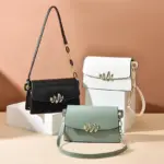 Flap double strap all match shoulder bag - Image 4