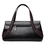 Flower embossed luxury shopping tote - Image 4