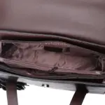 Flower embossed luxury shopping tote - Image 8