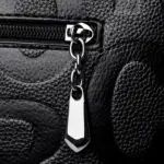 Letter indentation pattern chic tote bag - Image 8