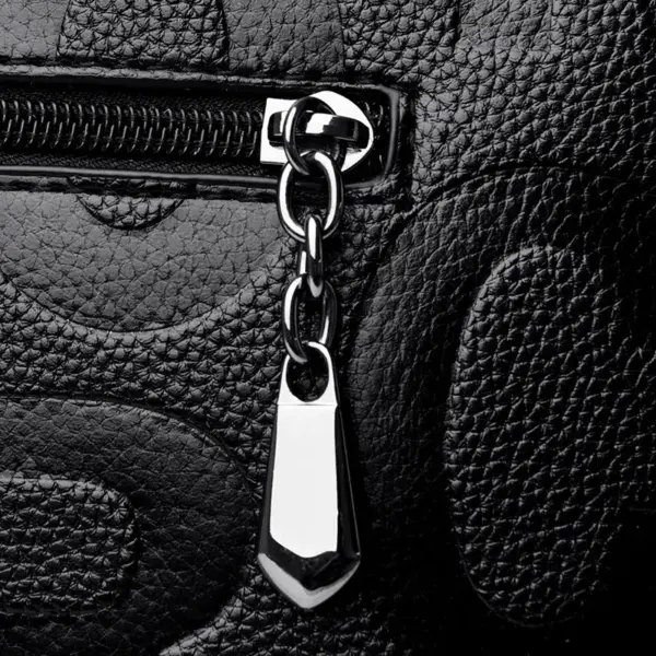 Letter indentation pattern chic tote bag - Image 8