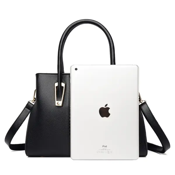 Luxury crocodile decor women shopping tote - Image 3