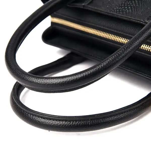 Luxury crocodile decor women shopping tote - Image 10