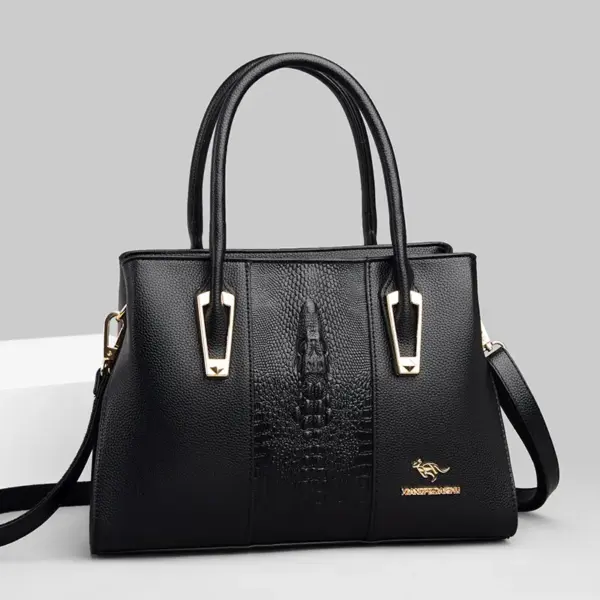 Luxury crocodile decor women shopping tote - Image 13