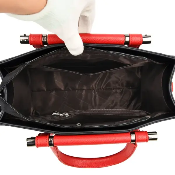 Luxury letter indentation designer tote bag - Image 14