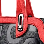 Luxury letter indentation tote bag - Image 7