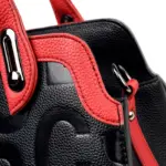 Luxury letter indentation tote bag - Image 8