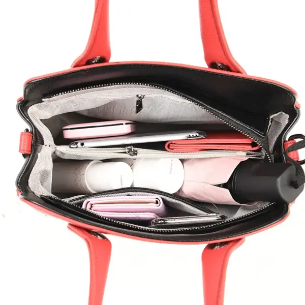 Luxury letter indentation tote bag - Image 15