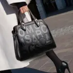 Luxury letter indentation tote bag - Image 16