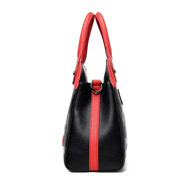 Luxury letter indentation tote bag - Image 2