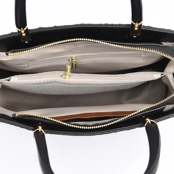 Luxury premium crocodile pattern tote bag - Image 12