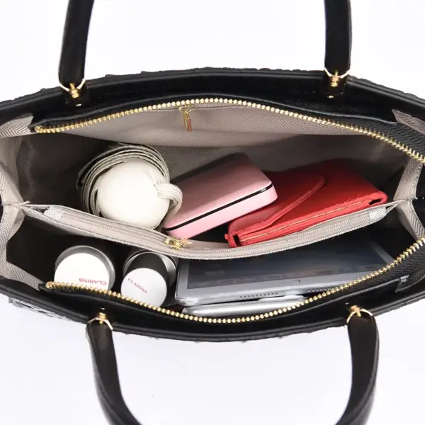 Luxury premium crocodile pattern tote bag - Image 11