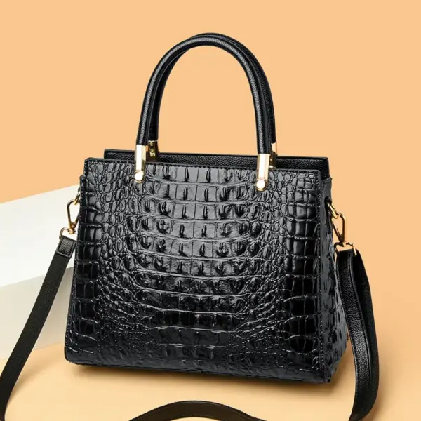 Luxury premium crocodile pattern tote bag - Image 17