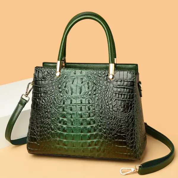 Luxury premium crocodile pattern tote bag - Image 18