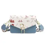 Modern stylish color printing sling bag