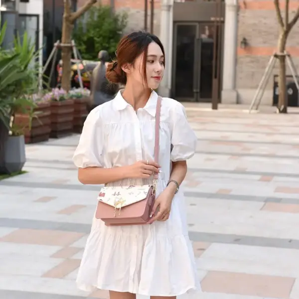 Modern stylish color printing sling bag - Image 17