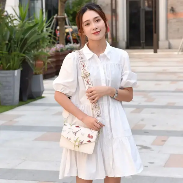 Modern stylish color printing sling bag - Image 18