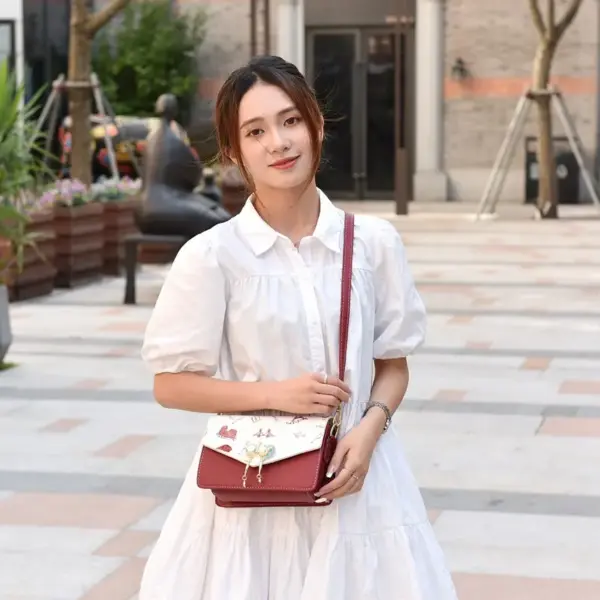 Modern stylish color printing sling bag - Image 21