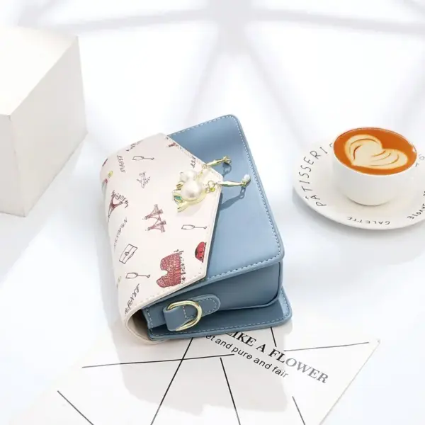 Modern stylish color printing sling bag - Image 7