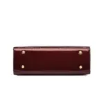 Premium bright leather crocodile pattern bag - Image 4