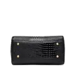Premium zipper pattern crocodile designer bag - Image 4