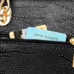 Premium zipper pattern crocodile designer bag - Image 8