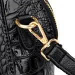Luxury zipper pattern crocodile tote bag - Image 6