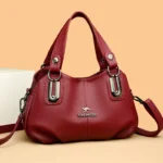 Elegant soft leather casual tote - Image 10