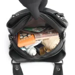 Elegant soft leather casual tote - Image 15