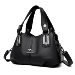 Elegant soft leather casual tote - Image 2